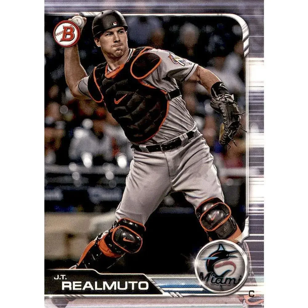2019 Bowman J.T. Realmuto #79 Miami Marlins